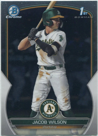 Jacob Wilson 2023 Bowman Draft Chrome RC #BDC-121