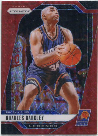 Charles Barkley 2024 - 2025 Panini Prizm Red Wave Prizm Card #280