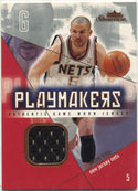 Jason Kidd 2004 - 2005 Fleer Showcase Playmakers Jersey Card #PM-JK