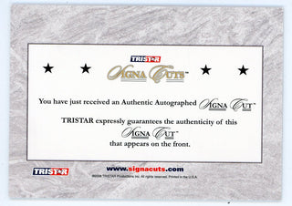 Jim Delsing Autographed 2008 Tristar Signa Cuts