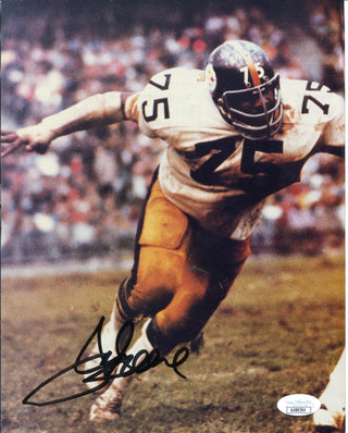Joe Greene Autographed Pittsburgh Steelers 8x10 Photo (JSA)