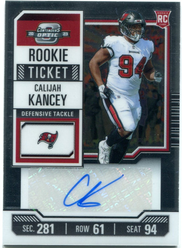 Calijah Kancey 2023 Panini Contenders Optic AUTO RC #152