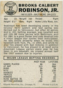Brooks Robinson 1960 Leaf Card #27