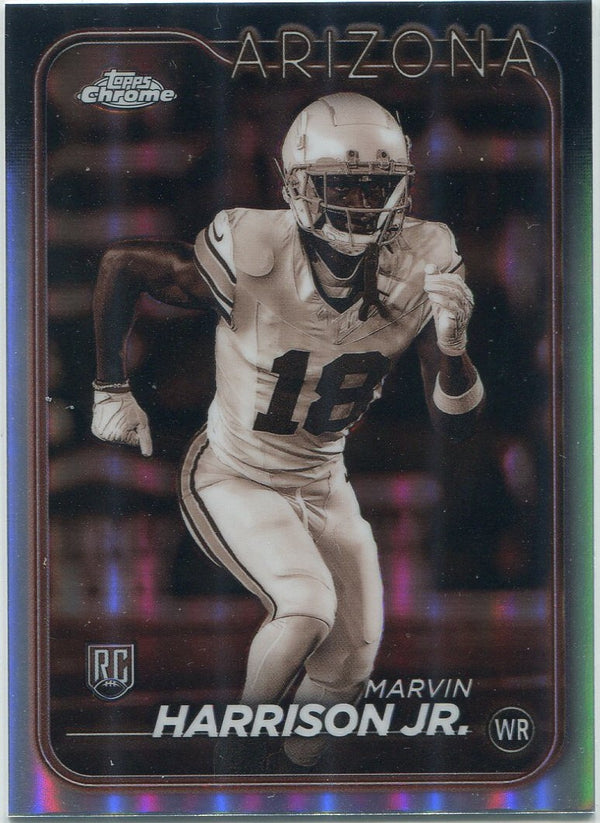 Marvin Harrison Jr 2024 Topps Chrome Sepia Refractor RC #204