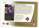 Juan Gonzalez 2003 Upper Deck Threads of Time Patch Relic #TT-JGo