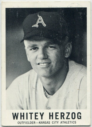 Whitey Herzog 1960 Leaf Card #71