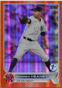 Andrew Heaney 2022 Topps Orange Foil Card #287 69/75