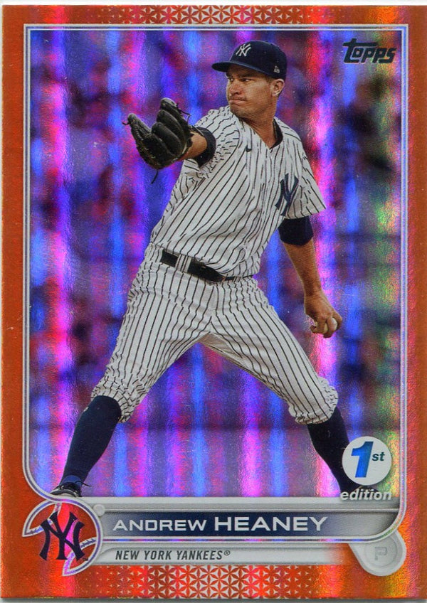 Andrew Heaney 2022 Topps Orange Foil Card #287 69/75