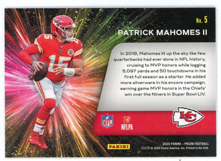 Patrick Mahomes 2020 Panini Prizm Fireworks #5