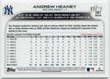 Andrew Heaney 2022 Topps Orange Foil Card #287 69/75