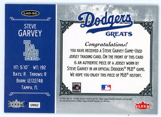 Steve Garvey 2006 Fleer Greats of the Game Patch Relic #LAD-SG