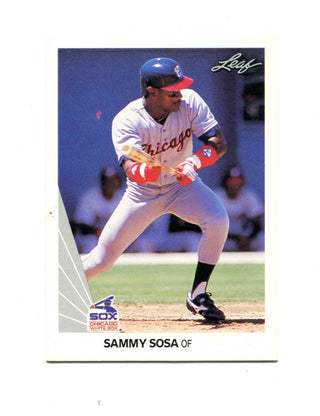 Sammy Sosa 1990 Leaf #220 Rookie Card