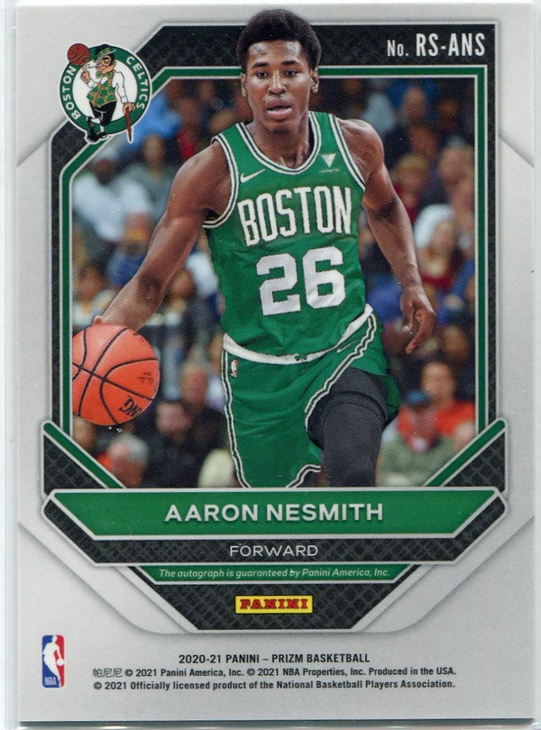 Aaron Nesmith 2020 - 2021 Panini Prizm Rookie Signatures Autographed RC #RS-ANS