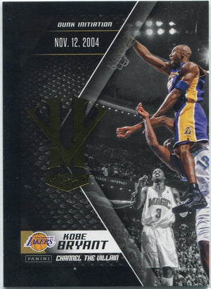 Kobe Bryant 2015 - 2016 Panini Kobe Herovillain Card #10