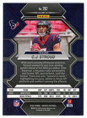 CJ Stroud 2023 Panini Mosaic Rookie Card #292