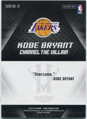 Kobe Bryant 2015 - 2016 Panini Kobe Herovillain Card #10