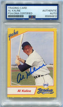 Al Kaline 1993 Yoo-Hoo Autographed Card PSA/DNA Certified