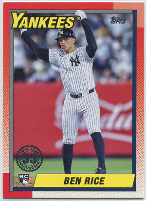 Ben Rice 2025 Topps 35th Anniversary RC #T90-19