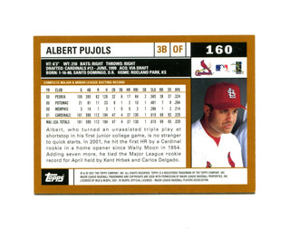 2002 Albert Pujols Topps All Star Rookie #160