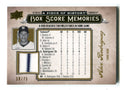 Alex Rodriguez 2008 Upper Deck A Piece Of History Box Score #BSM-40 Card /75