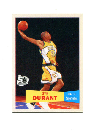 Kevin Durant 2007-07 Topps 50th Anniversary Rookie Card #112
