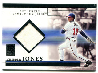 Chipper Jones Topps Reserve Jersey Card 2002