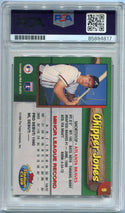 Chipper Jones 1993 Topps Stadium Club Autographed Card #9 PSA/DNA Certified