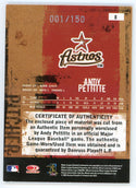 Andy Pettitte 2005 Donruss Leaher & Lumber Patch Relic #8