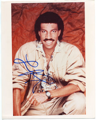Lionel Richie Autographed 8x10 Photo