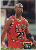 Michael Jordan 1992 - 1993 Topps Stadium Club Members Choice Card #210