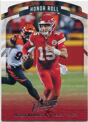 Patrick Mahomes II 2019 Panini Prestige Honor Roll Card #HR-PM