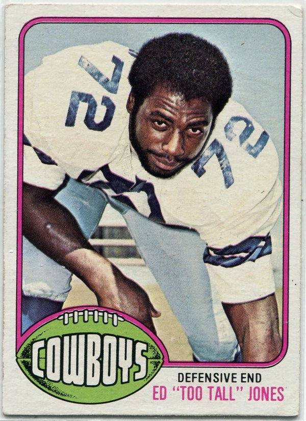 Ed Too Tall Jones 1976 Topps RC #427