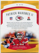 Patrick Mahomes II 2019 Panini Prestige Honor Roll Card #HR-PM