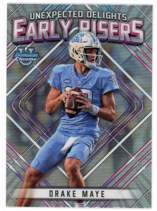Drake Maye 2023 Topps Bowman Chrome Early Risers #ER-2