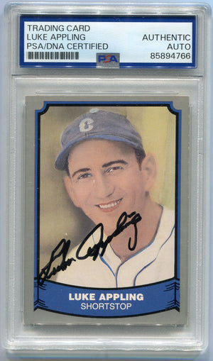 Luke Appling 1988 Pacific Autographed Card #4 PSA/DNA Certified