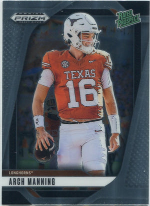 Arch Manning 2025 Panini Prizm Draft Picks Rated Prospect RC #166