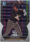Ethan Salas 2023 Bowman Draft Chrome Refractor Card #BDC-1