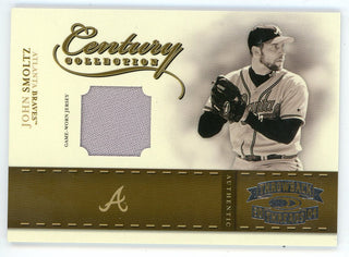 John Smoltz 2004 Donruss Throwback Threads Century Collection Patch Relic #CC-40