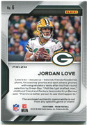 Jordan Love Panini Prizm Premier Patch Rookie Card 2020