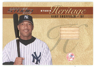 Gary Sheffield 2005 Donruss Studio Heritage Bat Relic #SH-8