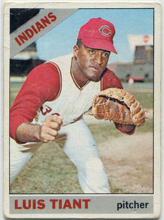 Luis Tiant 1966 Topps Card #285