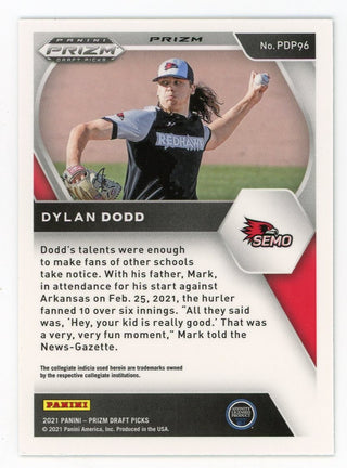 Dylan Dodd 2021 Panini Prizm Green #PDP96 Card