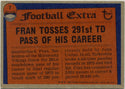 Fran Tarkenton 1976 Topps 1975 Record Breaker Card #7