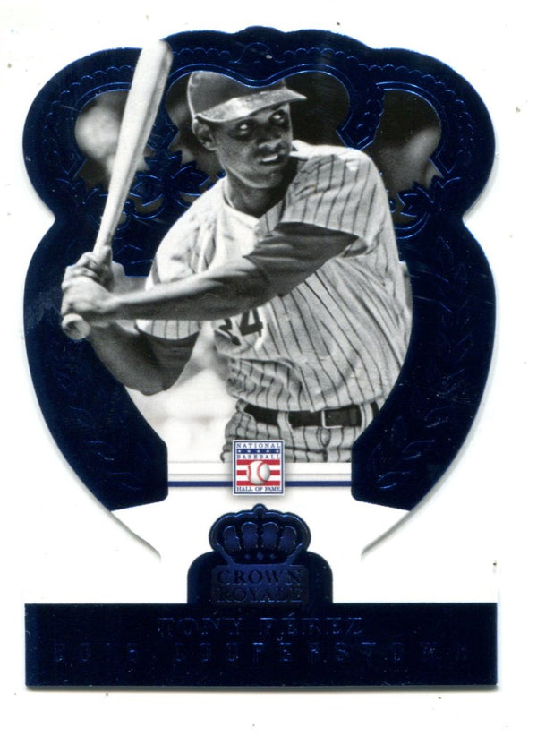 Tony Perez 2015 Panini Cooperstown Crown Royale Blue #95 Card 22/25