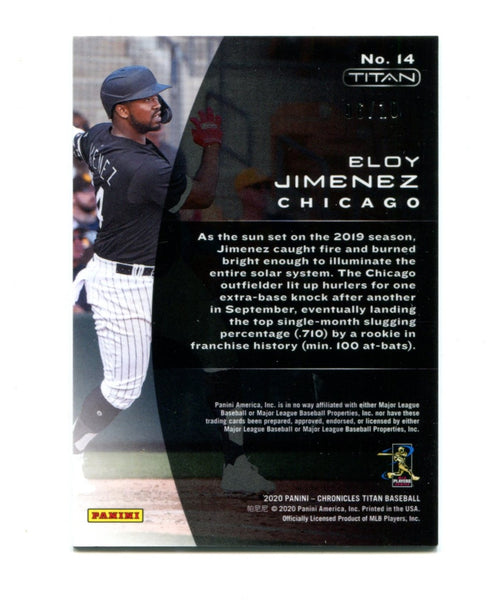 Eloy Jimenez Poster Chicago White Sox MLB Sports Print 