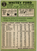 Whitey Ford 1967 Topps Card #5