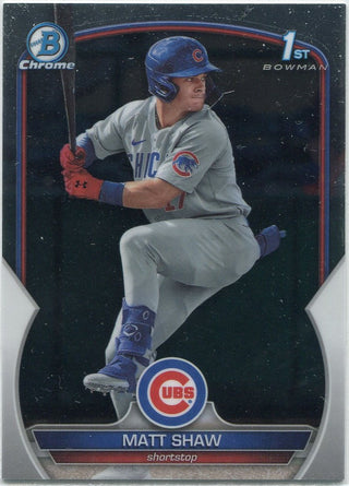 Matt Shaw 2023 Bowman Draft Chrome RC #BDC-33
