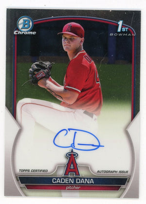 Caden Dana 2023 Topps 1st Bowman Chrome Autographed #CPA-CD
