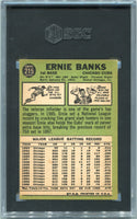 Ernie Banks 1967 Topps Card #215 SGC Graded 5