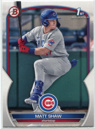 Matt Shaw 2023 Bowman Draft RC #BD-33
